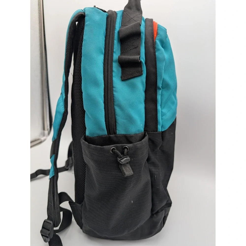 Adidas Backpack Teal Black Colorblock Sport School Bag Ripstop Base Mens Womens